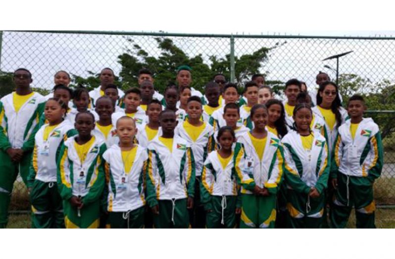 Team Guyana who attended the Goodwill Swim meet in Barbados