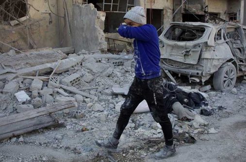 Haj Suleiman Parts of northwestern Syria lie in ruins following nearly 14 years of conflict (UNOCHA/Ali photo)