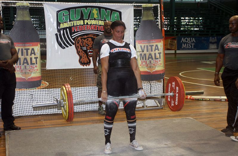 Nadina Taharally will be lifting on Saturday.