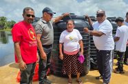 Region Two’s Regional Vice-Chairman, Humace Oodit, on Sunday, handed over a quantity of black tanks to the residents of Mashabo