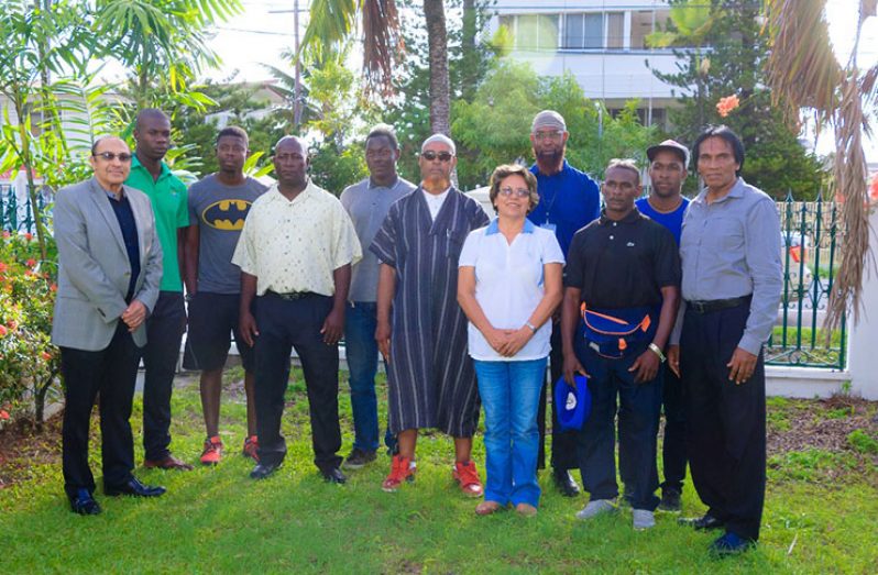 Part of the delegation that will represent Guyana at the Islamic Solidarity Games 2017 in Azerbaijan (Delano Williams photo)