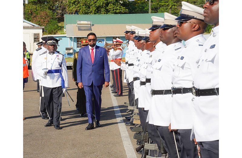 President Dr Irfaan Ali arrived in St. Lucia Wednesday morning to attend the Caribbean island's 45th independence anniversary celebrations, which are scheduled for today