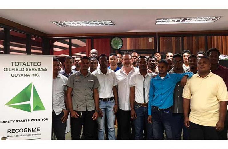 The new batch of trainees as they embark on the eight-week programme. (TOTALTEC)