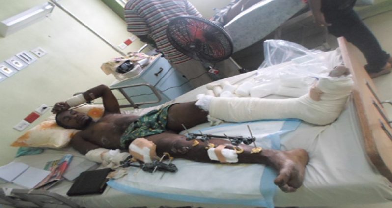 Andre Allicock who fell six stories off a seven-storey building