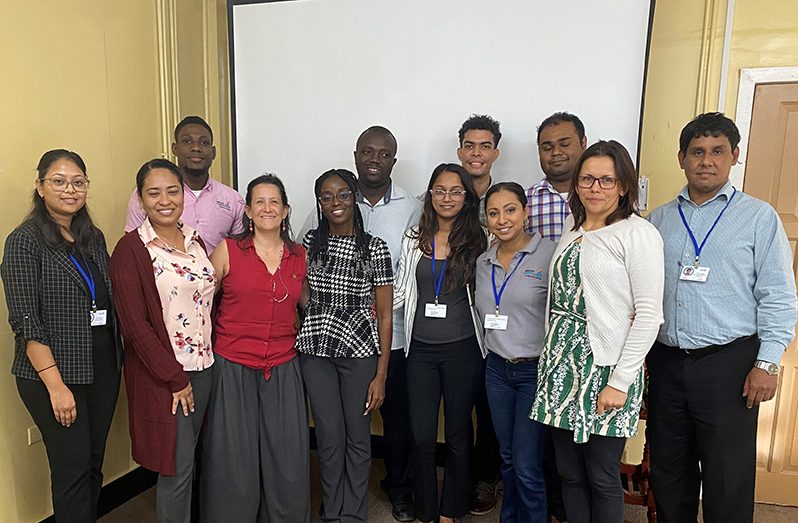 Those who participated in the training exercise, which was facilitated by the UNDP