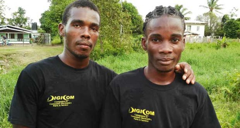 Travis Welch (right) and Gordon Grant