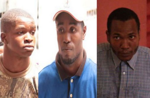L-R: Clifton Gibson, Linton Eastman and Stancy Rodney