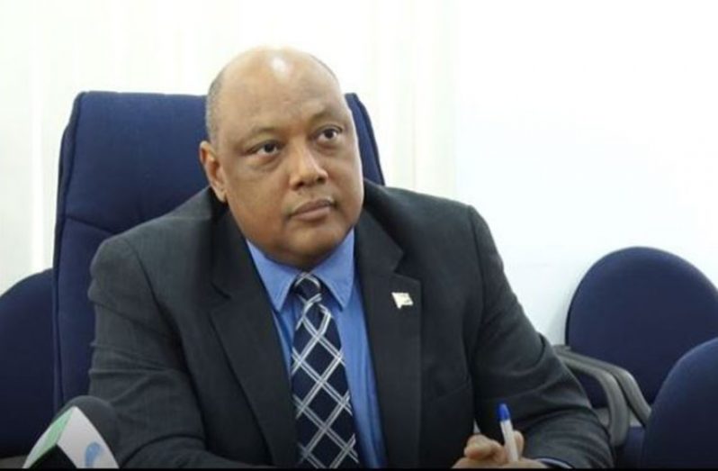 Minister of Natural Resources Raphael Trotman (Samuel Maughn photo)