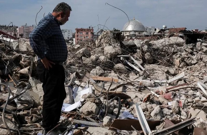 More than 160,000 buildings collapsed or were severely damaged in Turkey, after the powerful earthquakes (GETTY IMAGES)