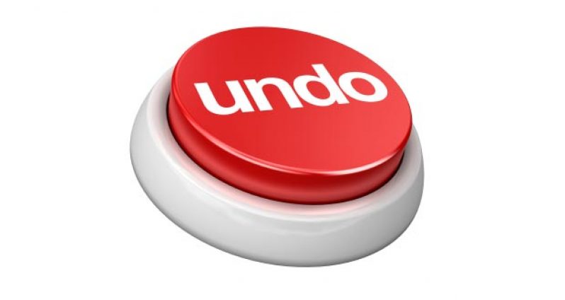 undo