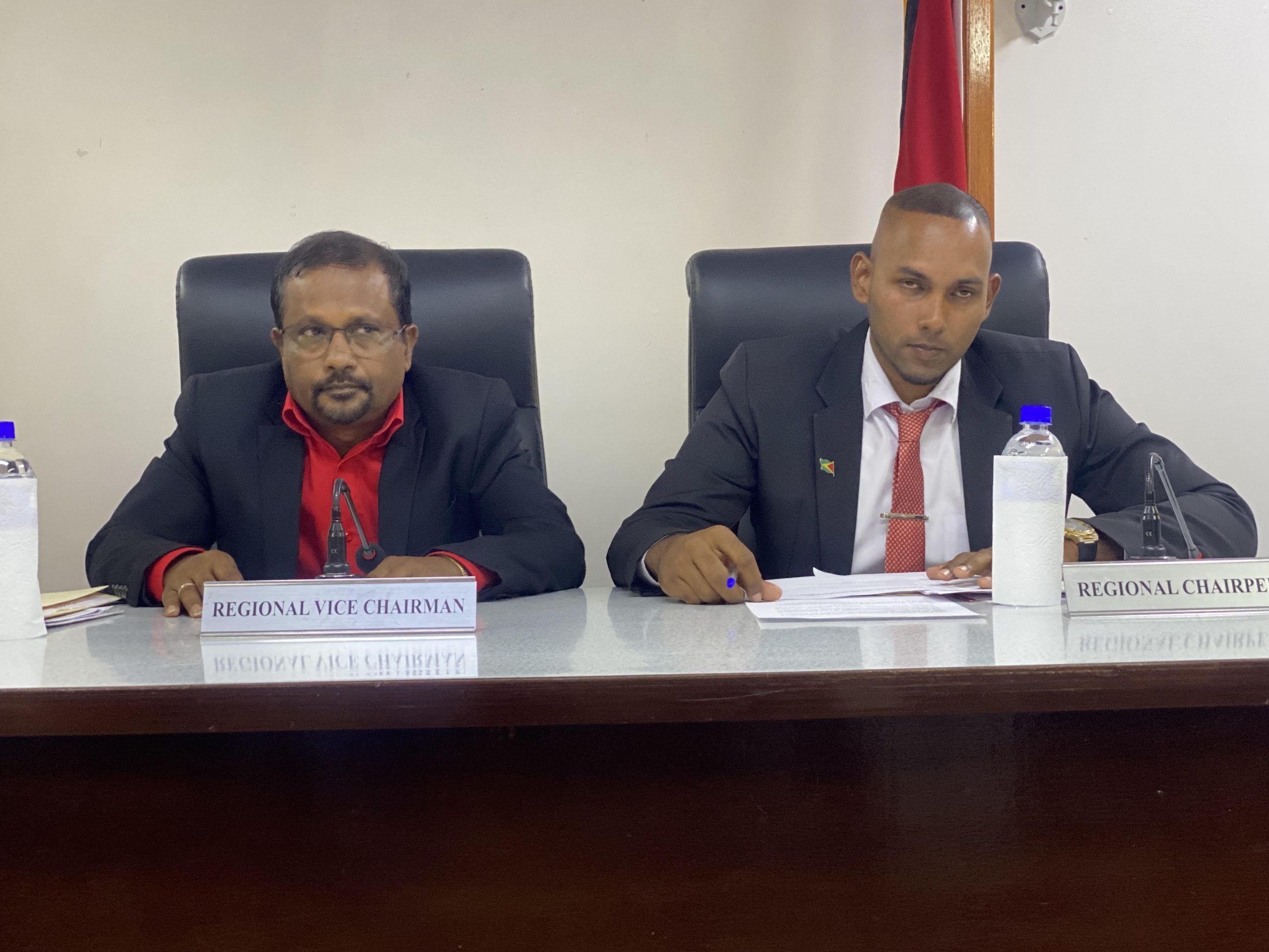 Newly elected Regional Chairman, Devin Mohan and Regional Vice Chairman, Humace Oodit
