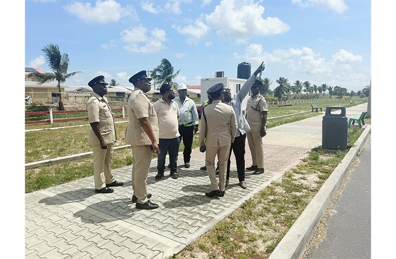 An important part of the meeting involved planning for the relocation of Police Outposts at Albert and Lamaha Streets and Vlissengen Road and Lamaha Street