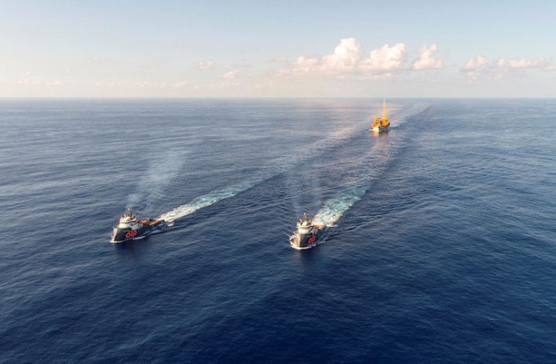 The Liza Destiny arrived in the Stabroek Block (ExxonMobil photo)