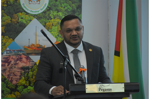 Minister of Natural Resources, Vickram Bharrat