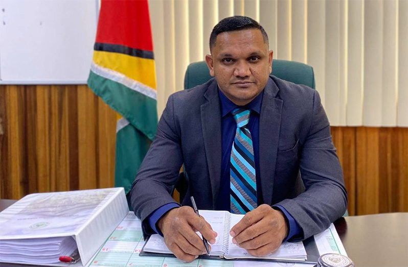 Caption: Natural Resources Minister, Vickram Bharrat