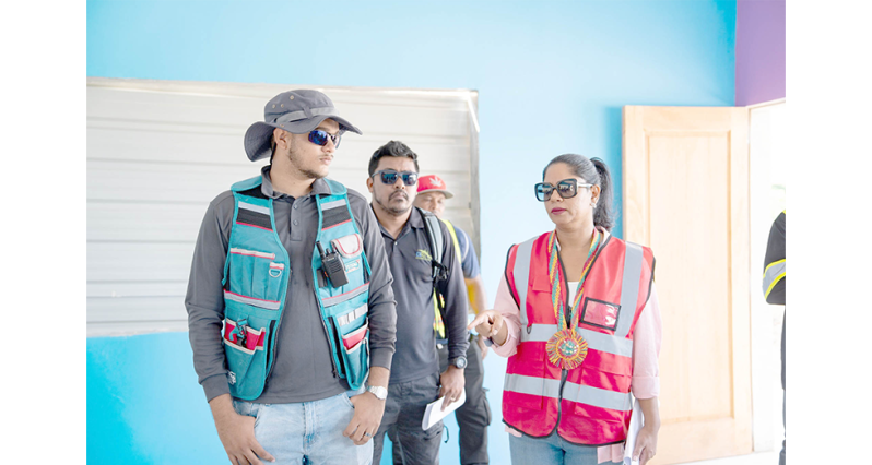 visit Education Minister Sonia Parag on Sunday visited $2.6B Hosororo Secondary School which is expected to be completed by January 24, 2026. One teaching block will be ready for intake within two weeks (MoE photos)