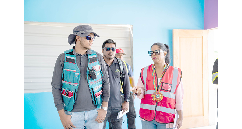 visit Education Minister Sonia Parag on Sunday visited $2.6B Hosororo Secondary School which is expected to be completed by January 24, 2026. One teaching block will be ready for intake within two weeks (MoE photos)