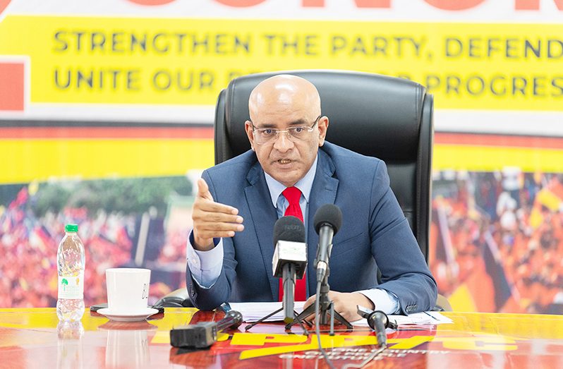 PPP General Secretary, Dr Bharrat Jagdeo (Delano Williams photo)