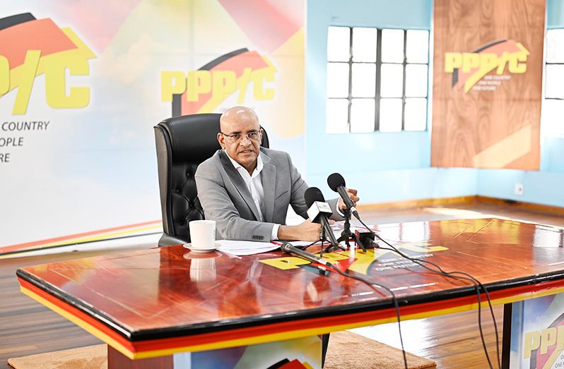 PPP/C General Secretary, Dr Bharrat Jagdeo (Adrian Narine Photo)
