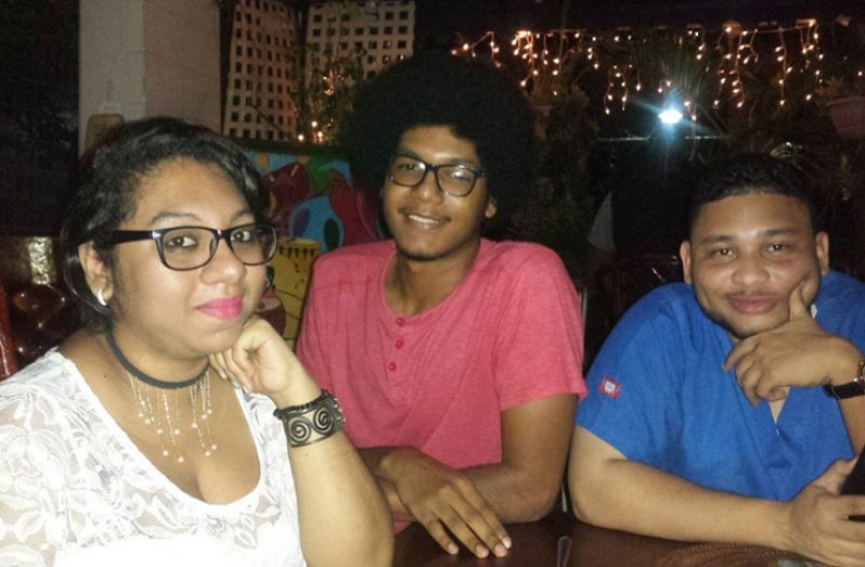 L-R: Gabrielle Mohamed, Nicholas Peters, Andrew Hutson