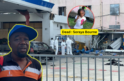 website (3) Andre McRae, who narrowly escaped death, said he was parked at the gas station waiting on someone when the explosion occurred on Sunday night.