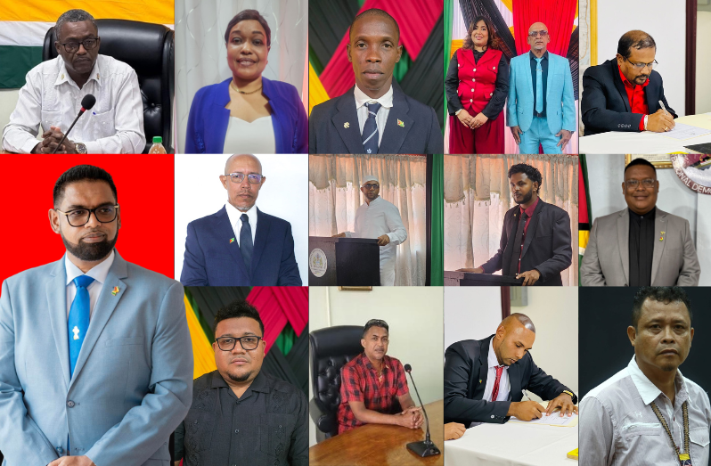 Some of the newly elected Regional Chairmen, Vice Chairpersons and Councillors