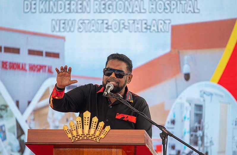 President, Dr. Irfaan Ali