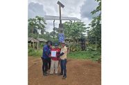 Residents of Annibisi in Region One now have access to free high-speed internet, thanks to the National Data Management Authority (OPM photo)
