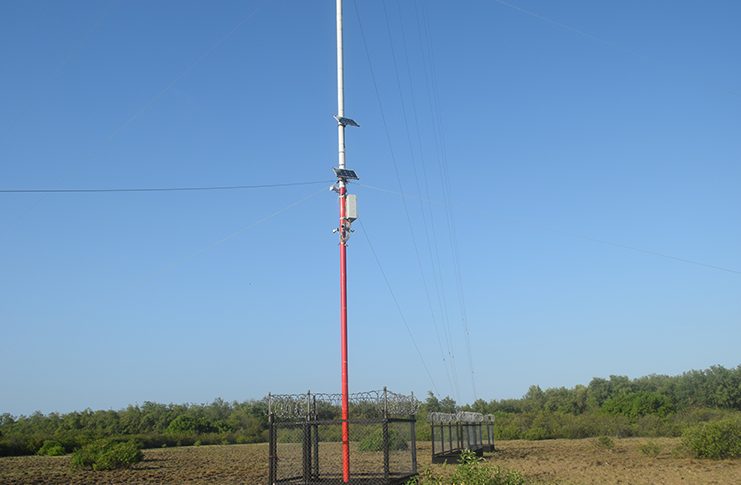 The MPI Wind Resource Measuring Station at Onverwagt, West Coast Berbice
