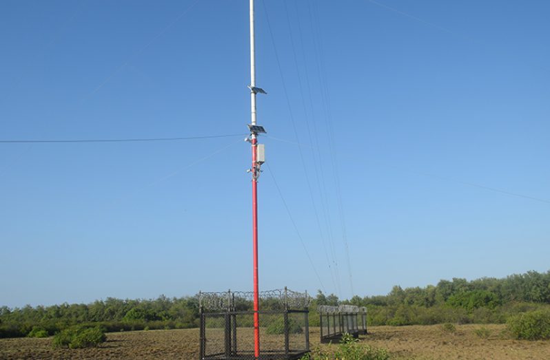 The MPI Wind Resource Measuring Station at Onverwagt, West Coast Berbice
