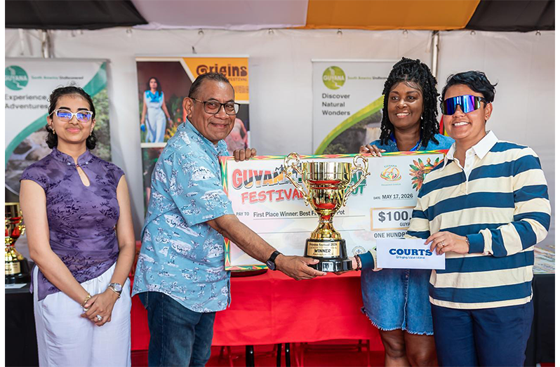 Amerindian Cuisine first Place, Tuma Sala (Delano Williams photo)