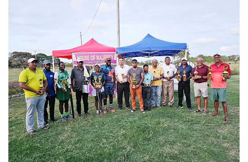 The winners of the House of Majesty Golf Tournament