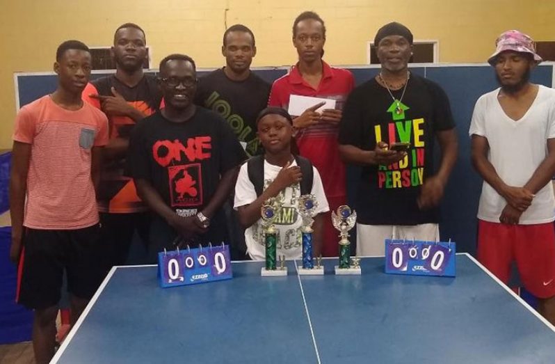 The top performers at last Saturday’s competition in Linden.
