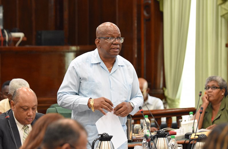 Finance Minister Winston Jordan