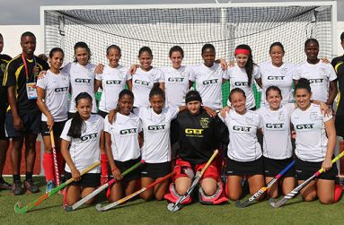 Guyana’s women’s hockey team who participated in the CAC Games in Vera Cruz, Mexico this year.