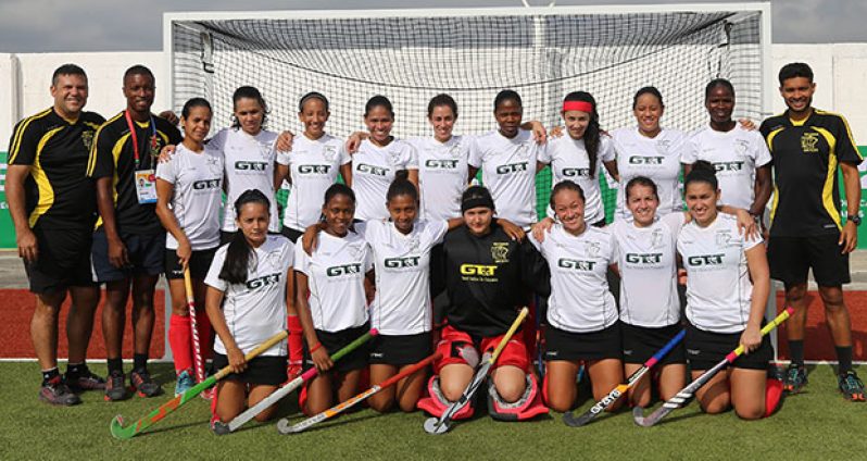 Guyana’s women’s hockey team who participated in the CAC Games in Vera Cruz, Mexico this year.