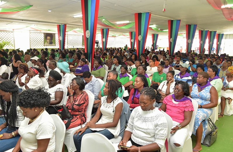 A section of the large gathering at the conference at Congress Place, Sophia on Monday