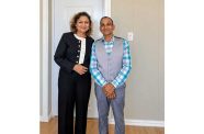 Minister of Local Government and Regional Development, Priya Manickchand and the Founder of Waste To Wealth Caribbean Inc., Rampertab Etwaria, earlier this week