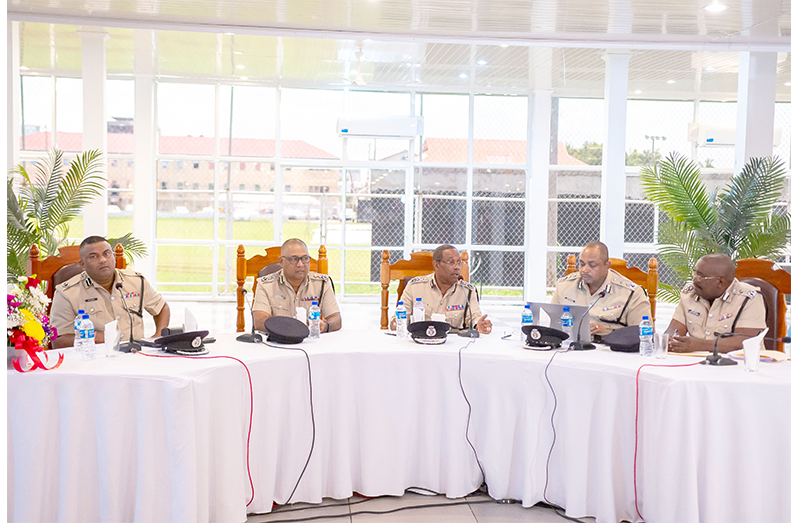 The Guyana Police Force on Friday launched its Annual Christmas Policing Plans, signalling the start of an intensified, countrywide security posture that will run from November 15, 2025, to January 15, 2026 (Delano Williams photos)