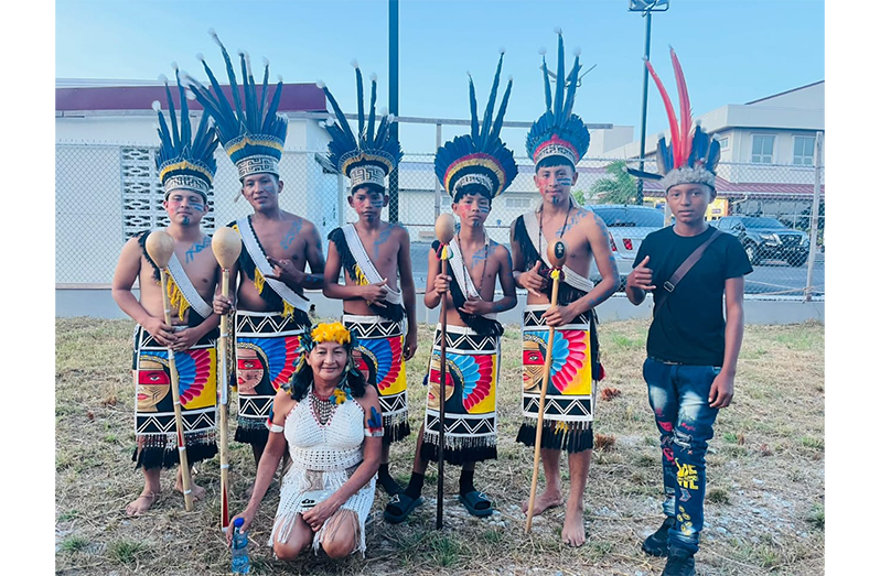 Members of the cultural youth group