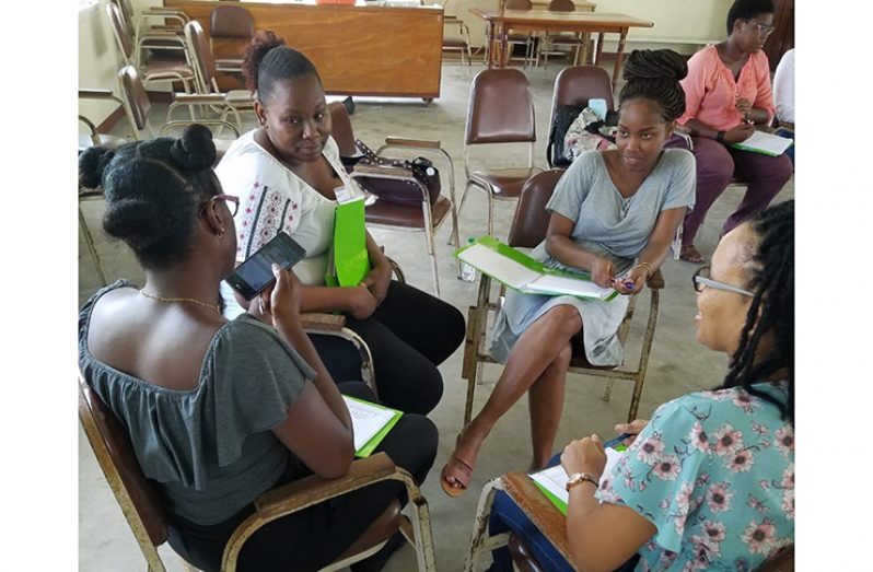 Some of the young people who participated in the four-day training programme